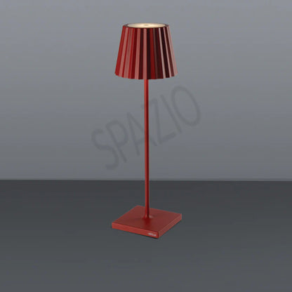 SPAZIO Plissè Rechargeable Table Lamp – Sand