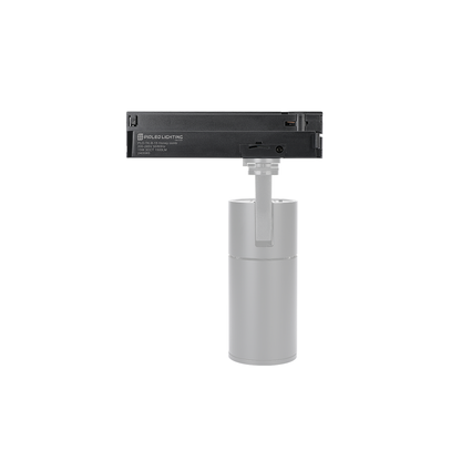 PioLED Bazuka 3-Wire Track Spotlight with Removable Honeycomb – white spotlight on black track