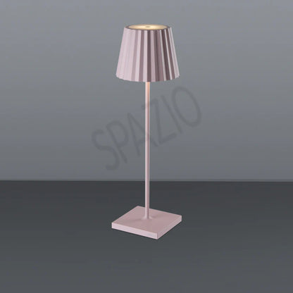 SPAZIO Plissè Rechargeable Table Lamp – Sand