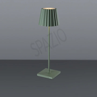 SPAZIO Plissè Rechargeable Table Lamp – Sand