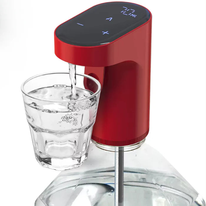 Redsack Smart Wine Dispenser – Electric Aerator, Digital Display, USB-C, Black/Red