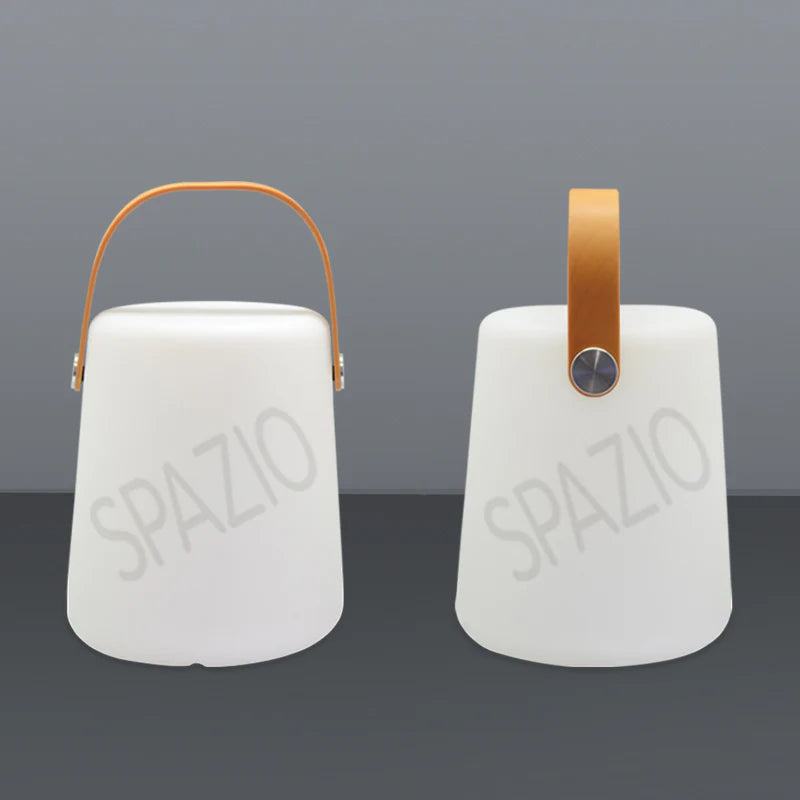 SPAZIO Bonbon 2 Rechargeable Table Lamp – 1.2W, 3000K, IP54, White, Ø180mm