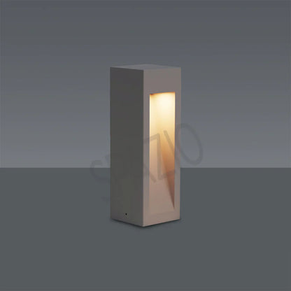 SPAZIO Cinder B LED Bollard – 9W, 3000K, IP65, Concrete