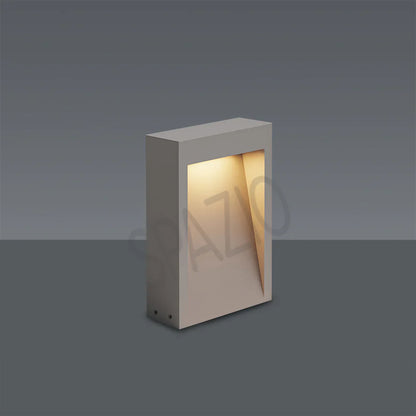 SPAZIO Cinder A LED Bollard – 13W, 3000K, IP65, Concrete