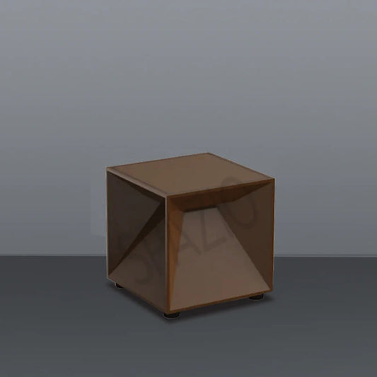 SPAZIO Cubox Mini Rechargeable Dimmable Table Lamp – 2.2W, 3000K, IP54, Sand, 80mm Cube