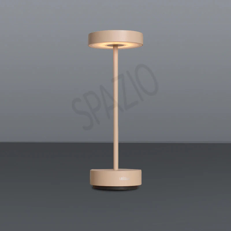 SPAZIO Standy Mini Rechargeable Desk Lamp – 1.5W, Dimmable, Black, IP54, H243mm