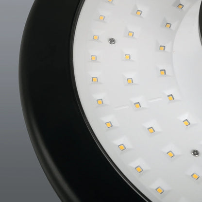 SPAZIO Sunflower Solar LED Post Top – close-up of the LED panel