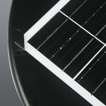 SPAZIO Sunflower Solar LED Post Top – close-up of the solar panel