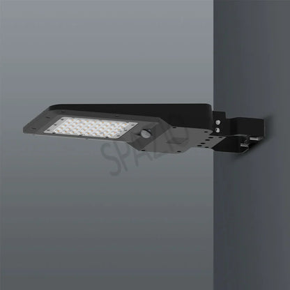 SPAZIO Sunstreet Solar LED Street Light – on a wall bracket