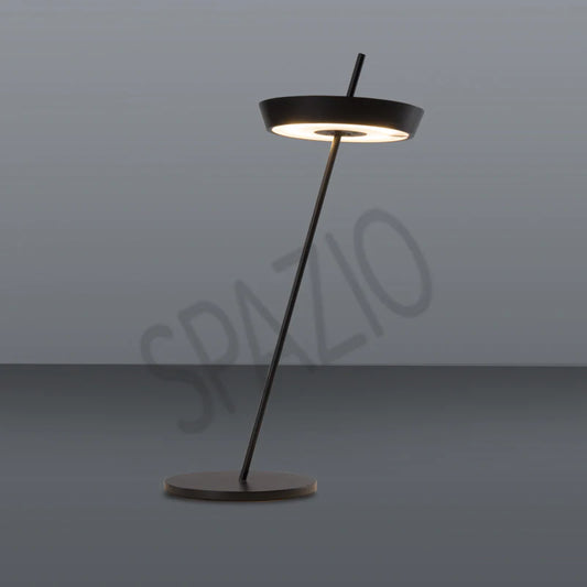 SPAZIO Torus Rechargeable Desk Lamp – 2.5W, Dimmable, Detachable Head, White, H355mm