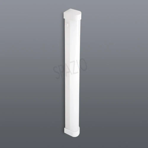 SPAZIO Vanity LED Mirror Light – white light on a grey background