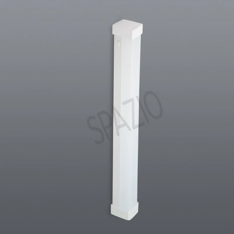 SPAZIO Vanity LED Mirror Light – white light on a grey background