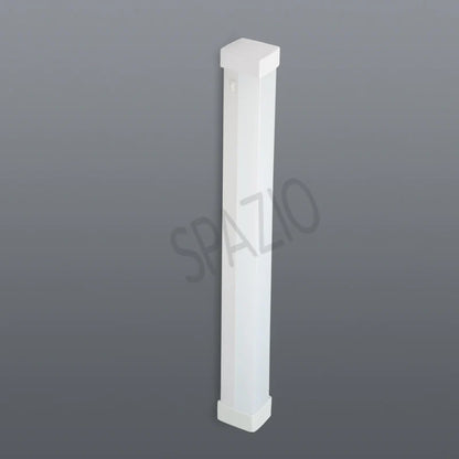 SPAZIO Vanity LED Mirror Light – white light on a grey background