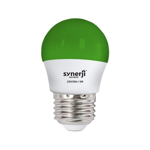 Synerji 1.8W LED Golf Ball Lamp – Green, ES cap