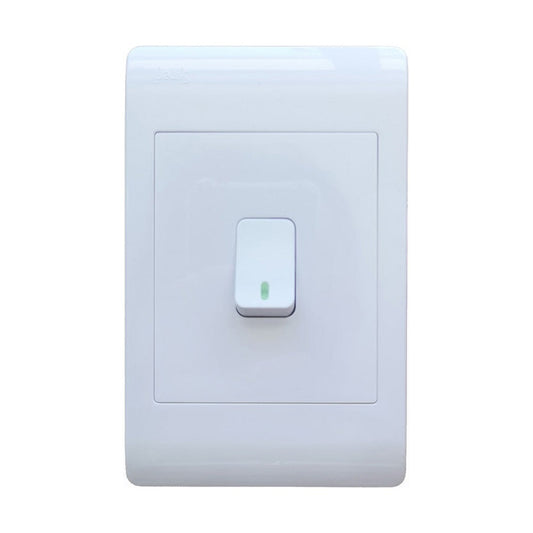 Synerji 1-Way Light Switch – 4×2, 1 to 4 Lever