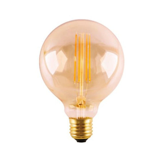 Synerji 4W Amber LED Filament Lamp – 3000K, BC/ES – SYLFG95V4A