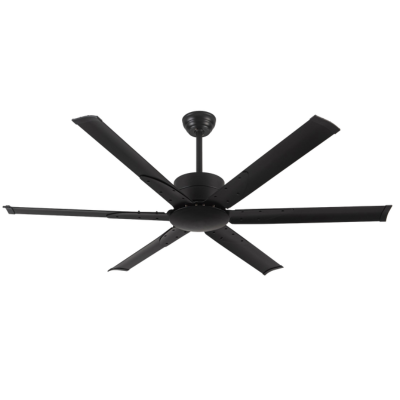 Synerji 60-Inch 6-Blade DC Ceiling Fan – 31W, Remote Control, Black