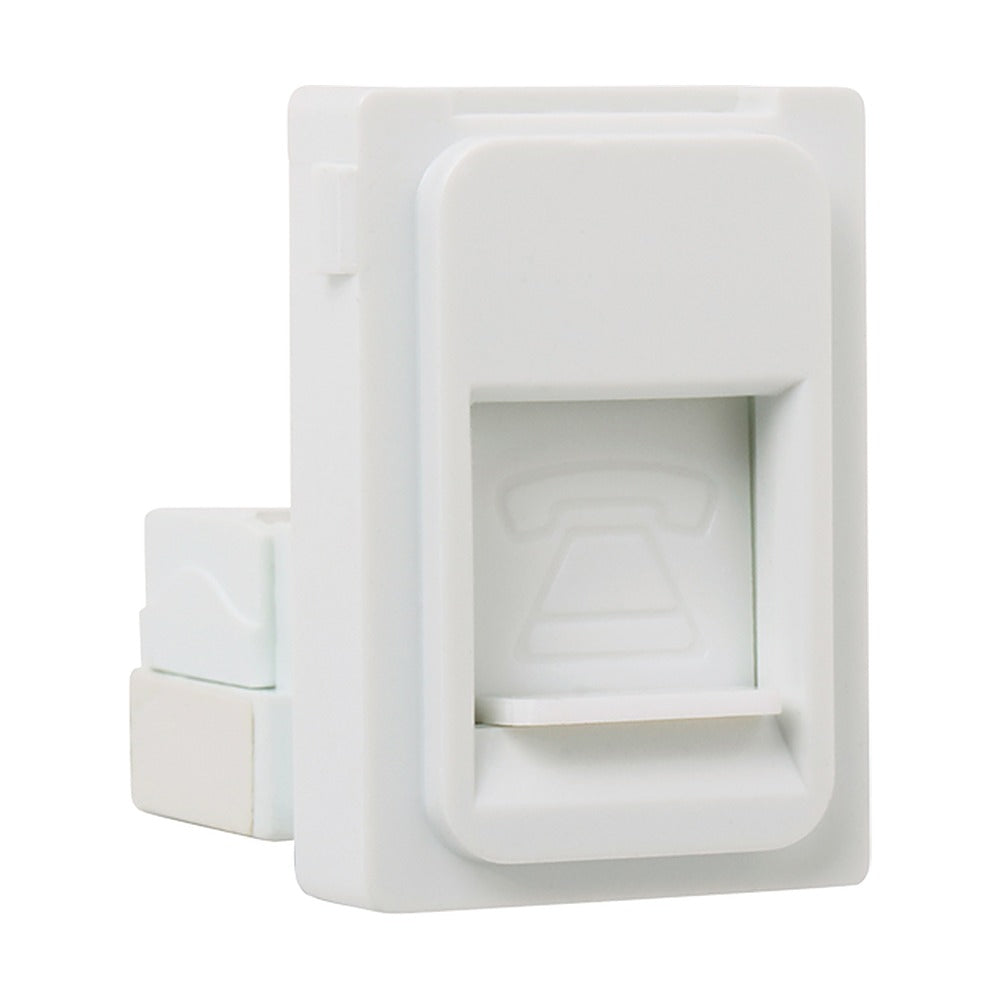 Cat 6 Data Socket Module – White – Synerji