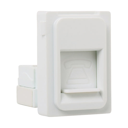 Cat 6 Data Socket Module – White – Synerji
