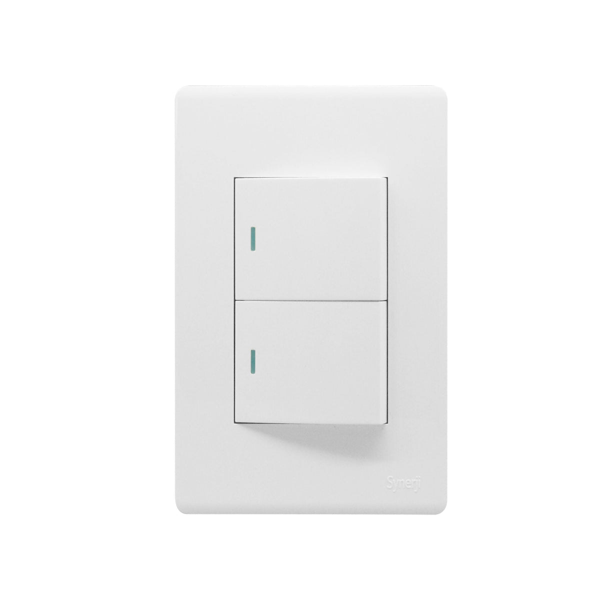 Synerji DECO 4×2 2-Lever Light Switch – 1-Way or 2-Way, 4 Finish Options