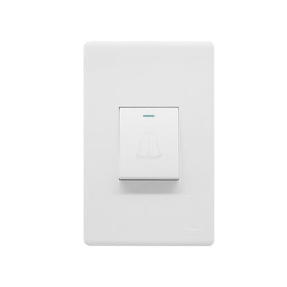 Synerji DECO 4×2 Bell Press Switch – White