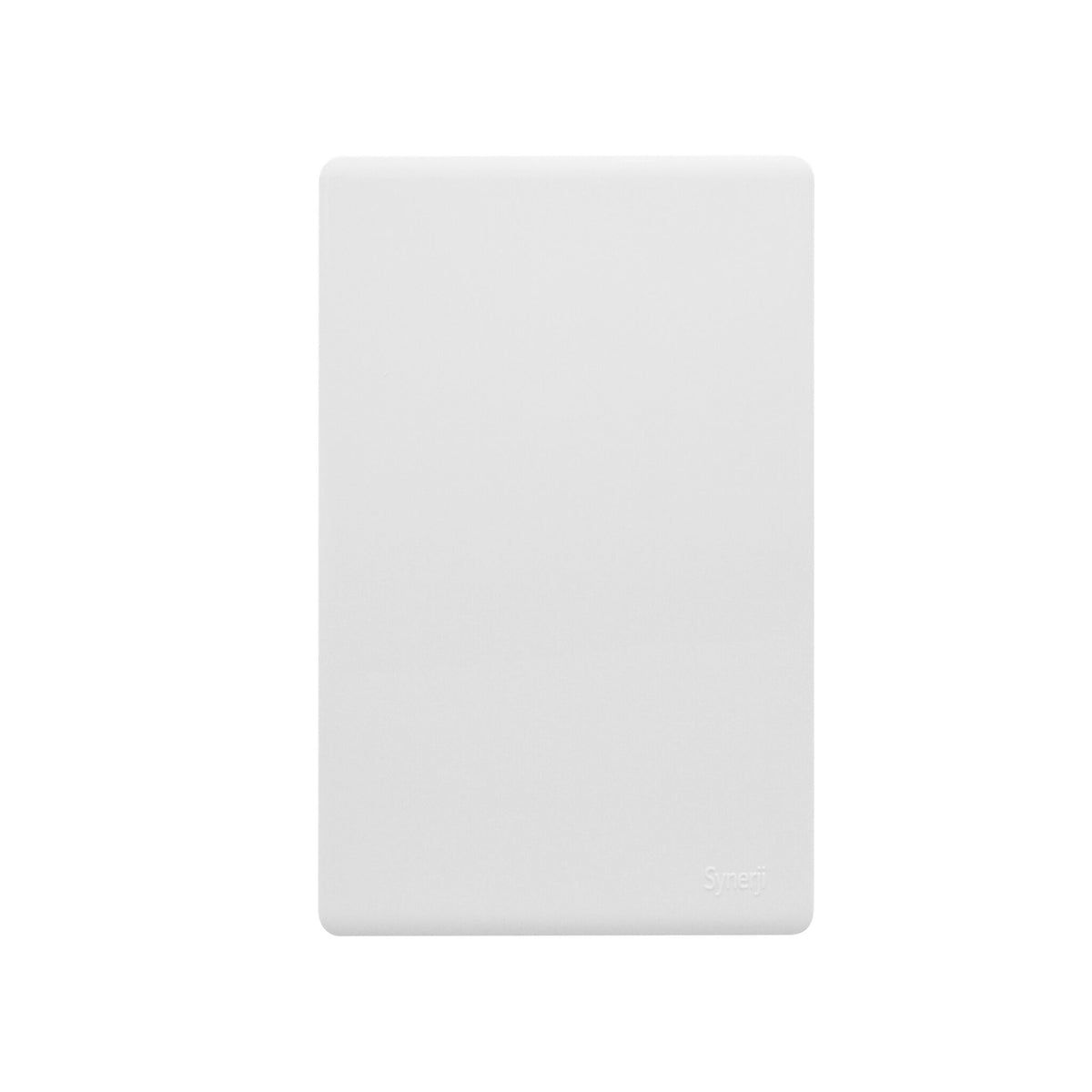 Synerji DECO 4×2 Blank Cover Plate – Grey, White, Matt Black, Matt Grey