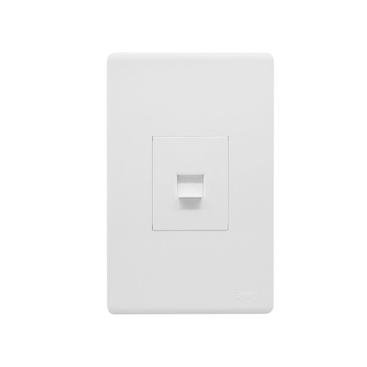 Synerji DECO 4×2 Computer Socket – Grey, White, Matt Black or Metallic Grey