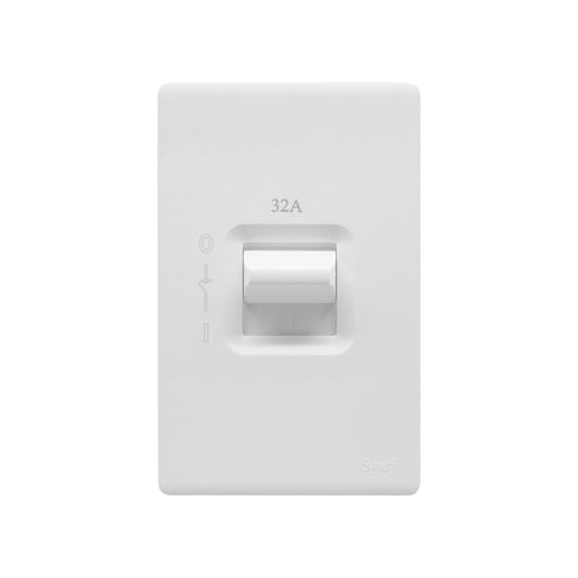 Synerji DECO 4×2 Isolator Switch – 32A, 2-Pole, 230V