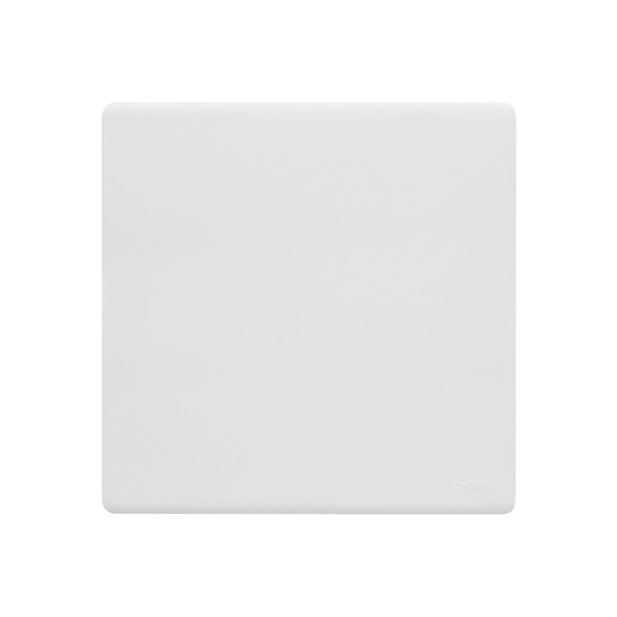 Synerji DECO 4×4 Blank Cover Plate – Grey, White, Matt Black, Matt Grey