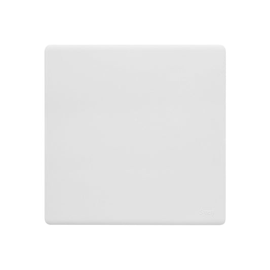 Synerji DECO 4×4 Blank Cover Plate – Grey, White, Matt Black, Matt Grey