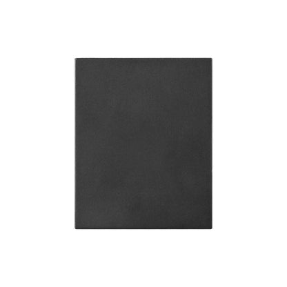 Synerji DECO Blank Double Module – dark blank double module, front view