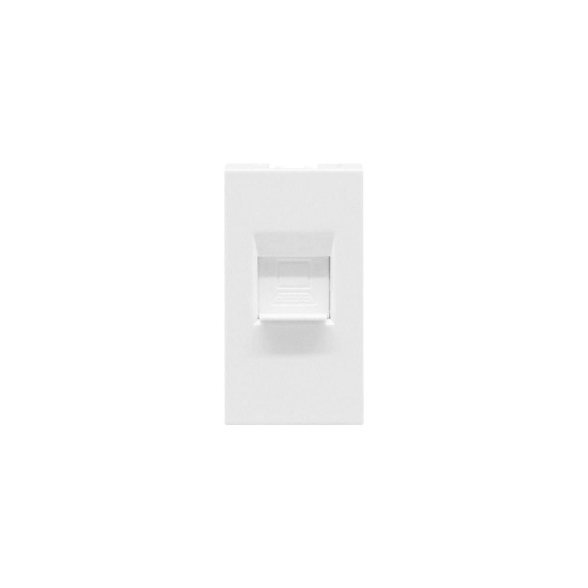 Synerji DECO CAT6 Data Single Module – RJ45, 1/2 or 1/3 Grid, 4 Colours