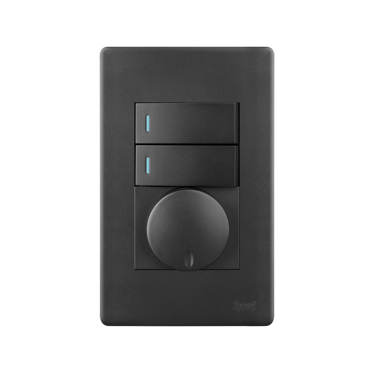 Synerji DECO 4×2 Dimmer Dial Switch with 2 Lever – 4 Finish Options