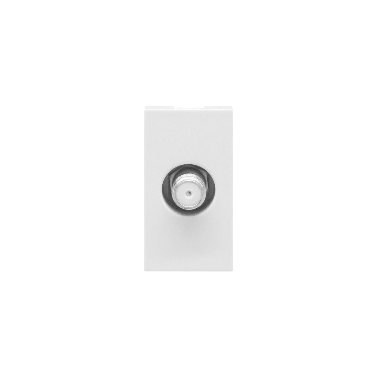 Synerji DECO Satellite/TV Single Outlet Module – 1/2 Grid, 4 Colours