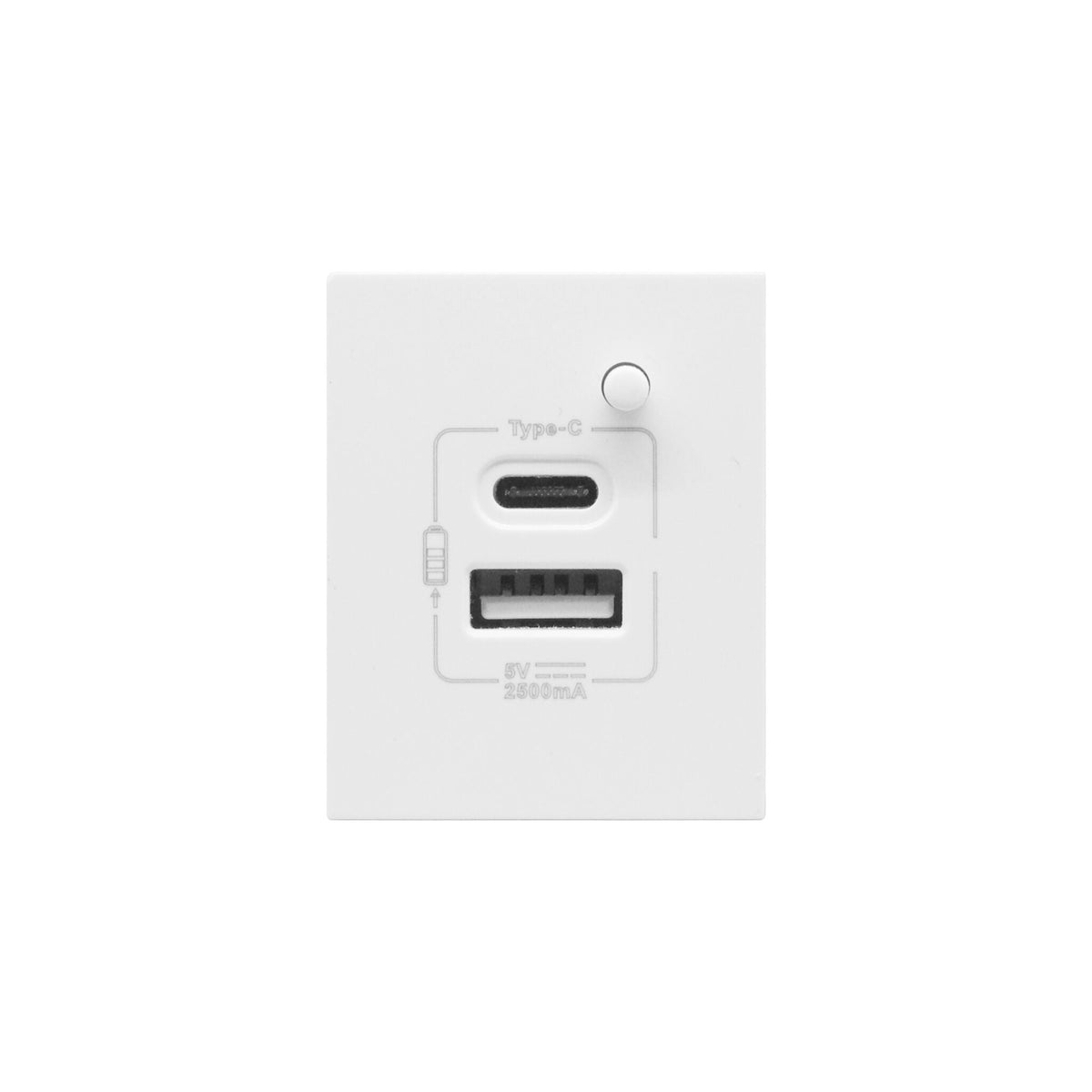 Synerji DECO USB Charging Module – Type A + Type C, 4 Colours