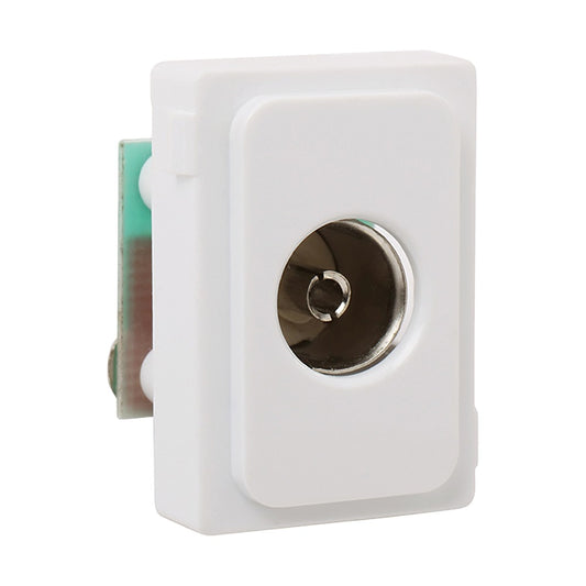 Eco Television Socket Module – White – Synerji