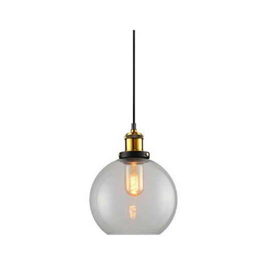 Synerji Glass Pendant Light – Matt Brown Bronze, ES Lamp Holder, IP20 – SYIPN013MBNBZES