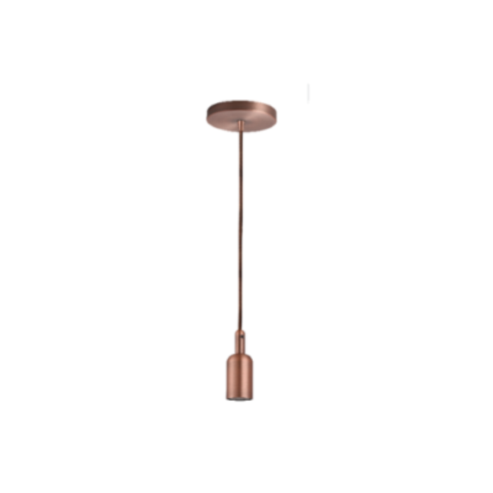 Synerji Indoor Aluminium Pendant Light – pendant set with ceiling cup and slim lampholder