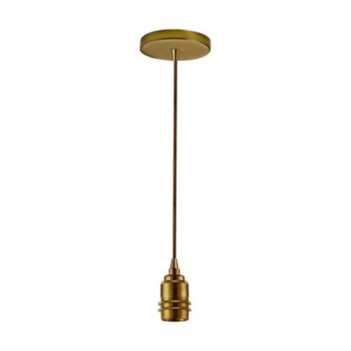 Synerji Indoor Aluminium Pendant Light – pendant set with ceiling cup and lampholder
