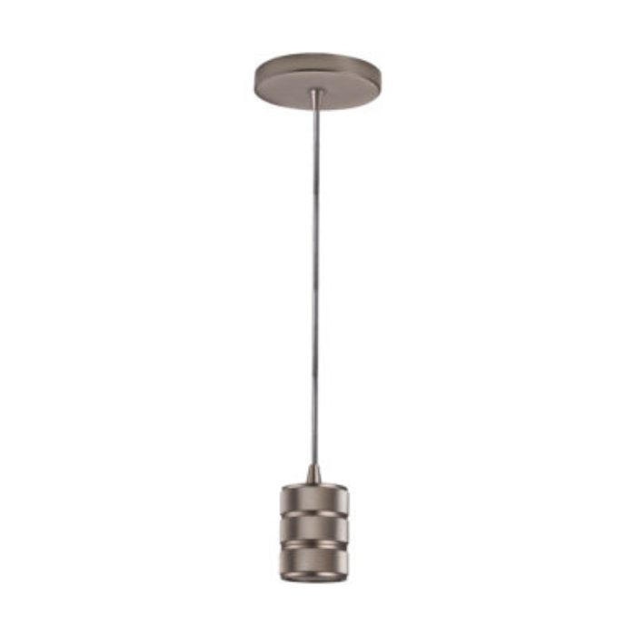 Synerji Indoor Aluminium Pendant Light – pendant set with ceiling cup and caged lampholder