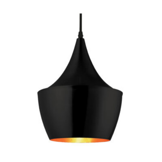 Synerji Indoor Metal Pendant Light – Matt Black, ES, IP20 (Excl. Lamp)