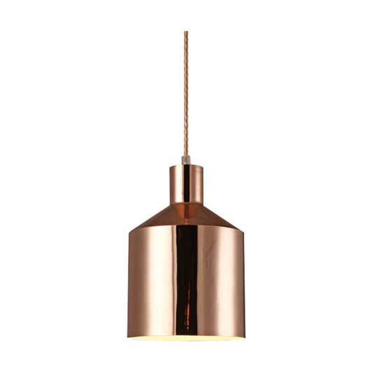 Synerji Indoor Metal Pendant Light – Red Bronze, ES Lamp Holder, IP20