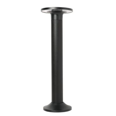 Synerji LED Bollard Light – black bollard, full-length view