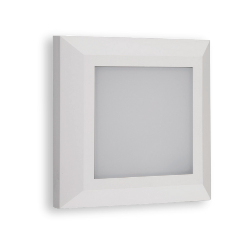 Synerji LED Outdoor Path Light – White version, front angle