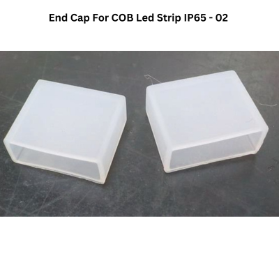 Synerji End Cap for IP65 SMD LED Strip – Transparent Clip & Metal Screw