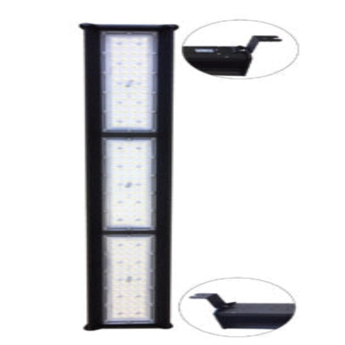Synerji Linear LED High Bay – front and side views