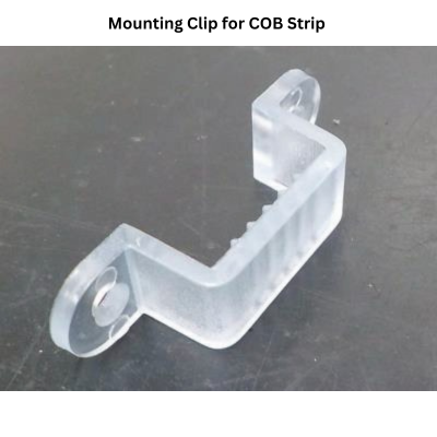 Synerji Mounting Clip for COB LED Strip Light – Transparent Plastic