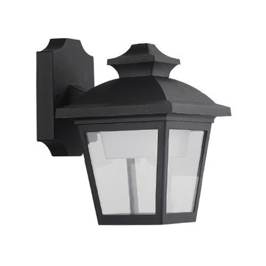 Synerji Outdoor LED Wall Lantern – 10W, 4000K, IP44, Black