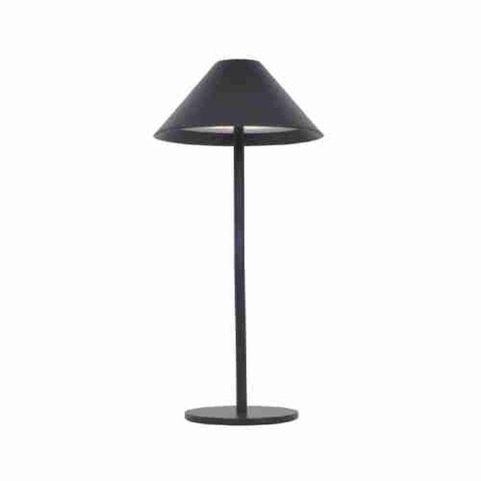 Synerji Rechargeable LED Table Lamp – 3W, 3000K, 240lm, IP54, Black/White/Grey – Black