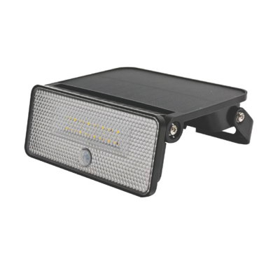 Synerji Rectangular Solar LED Wall Light – 6500K, IP54, Black